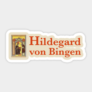 Hildegard von Bingen - Vision and Name Test Design Sticker